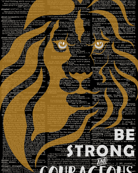 Be Strong Notebook cover