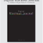 Digital Blackout Journal Cover