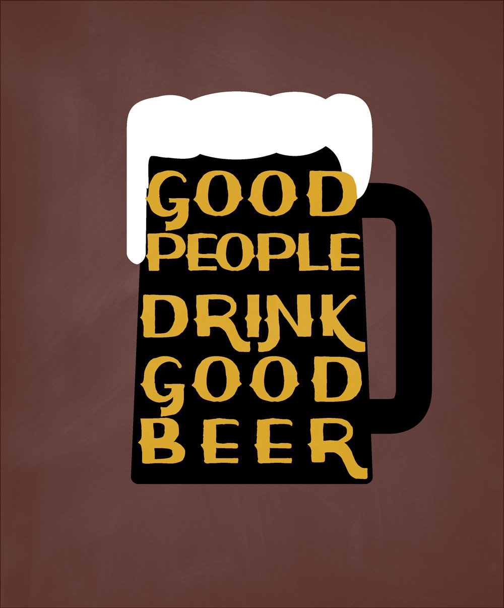 Good-People-Drink-Good-Beer-Notebook-Brown
