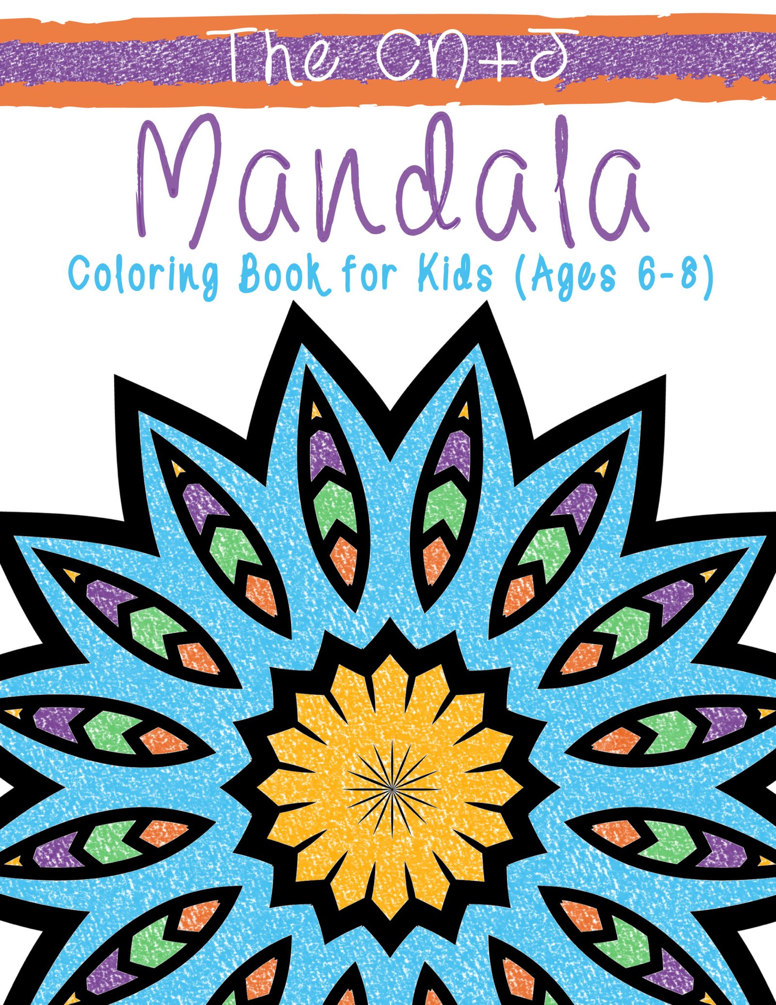 Mandala-Coloring-Book-for-Kids-6-8-Simple-Front-Cover