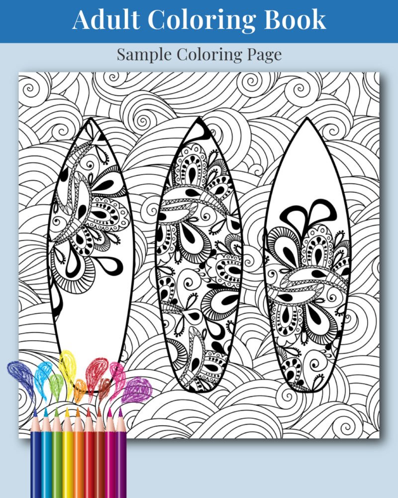 Surfs-Up-Dude-Adult-Coloring-Book-Sample-01